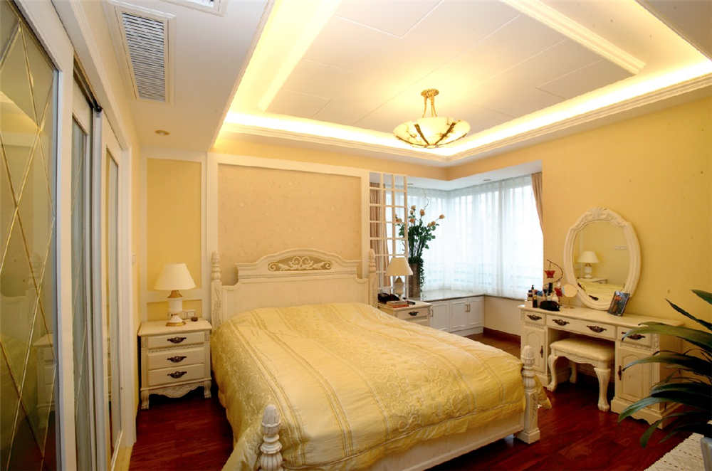 龍湖九里晴川-現(xiàn)代簡約-臥室設計效果圖