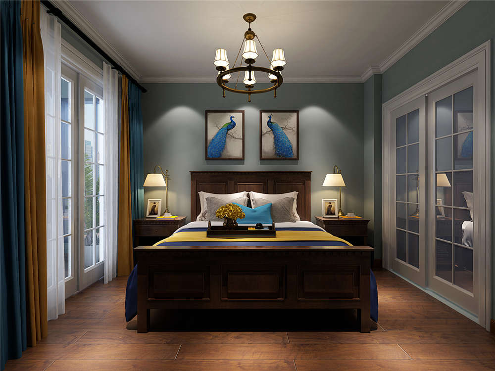 龍湖九里晴川-現(xiàn)代簡約-臥室設(shè)計(jì)效果圖