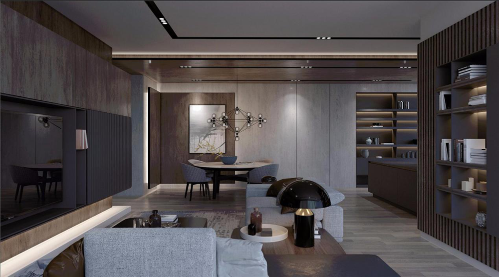 龍湖九里晴川-現(xiàn)代簡約-臥室設計效果圖