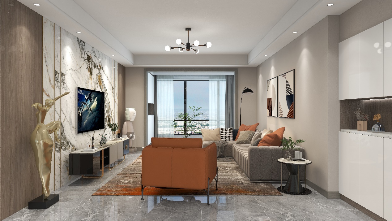 龍湖九里晴川-現(xiàn)代簡(jiǎn)約-臥室設(shè)計(jì)效果圖